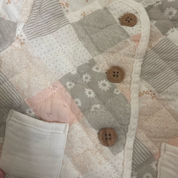 Quilted Easy Peasy size 12 months baby girl jacket - Picture 2 of 2